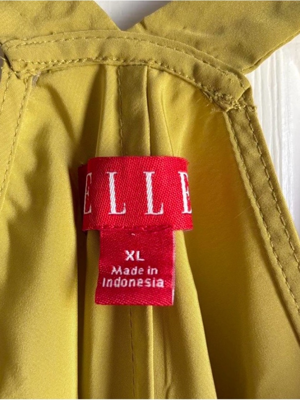 Elle Chartreuse Fairy Satin Tank with Sequin Straps - Picture 4 of 7